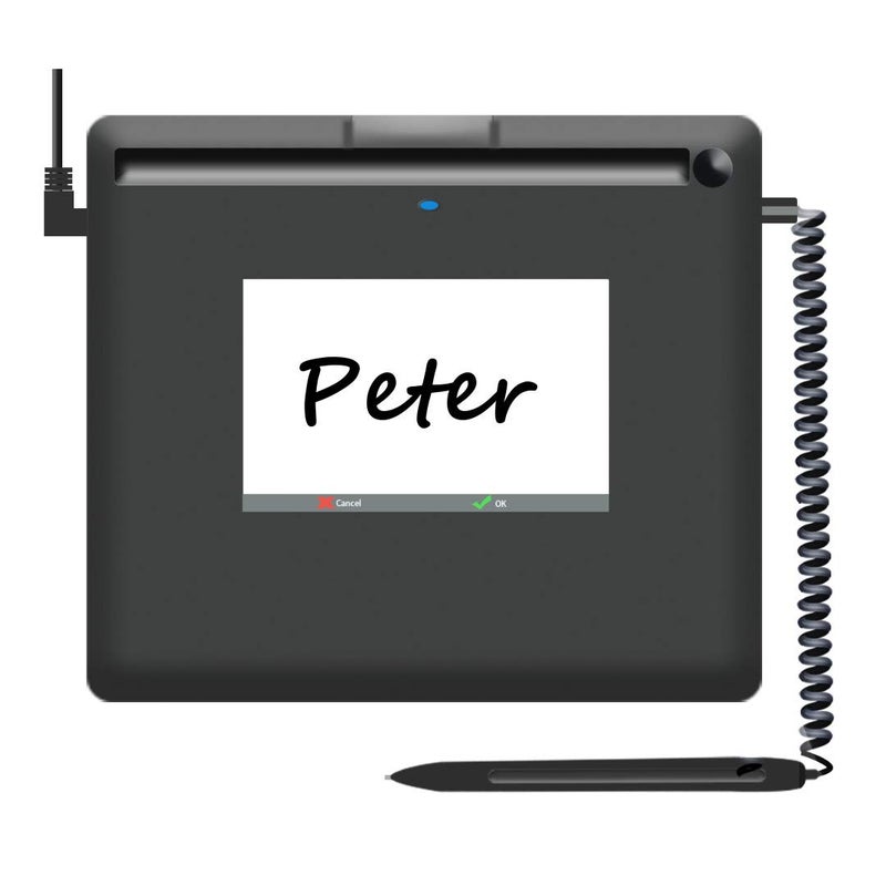 PenPower LCD Signature Pad / L398S 3.6 x 2.5 inch Large Active Area - Image 1